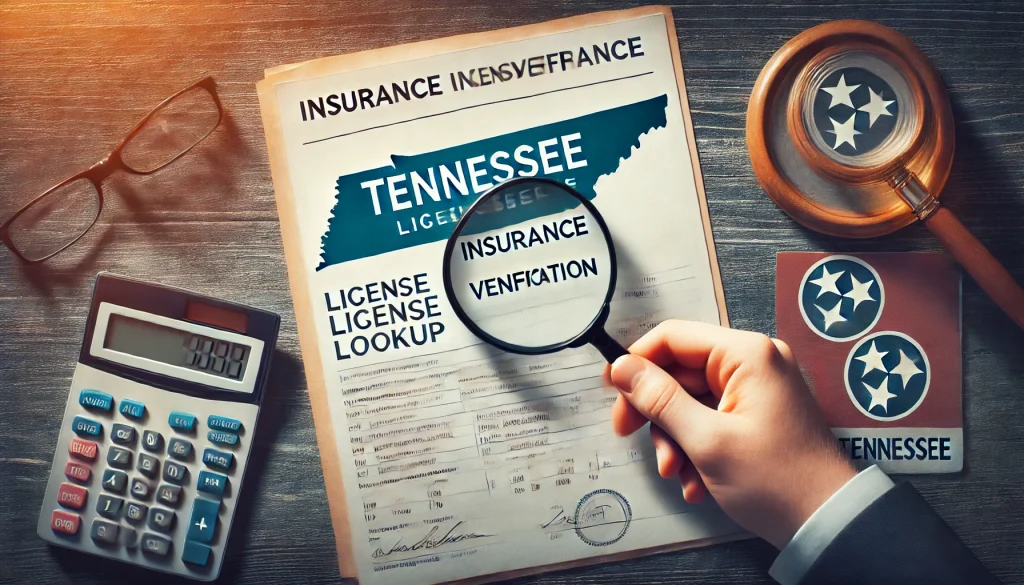 Tennessee insurance license verification